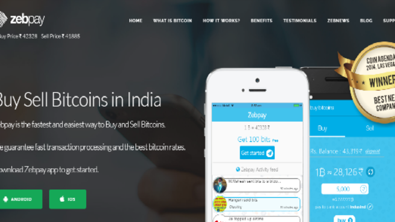 Zebpay Looks To Raise 5m Fo!   r Bitcoins The Economic Times - 